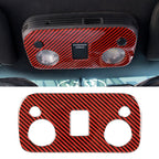 Car Carbon Fiber Roof Light Panel Decorative Sticker for Ford Mustang 2015-2020, Roof Light Roof Light