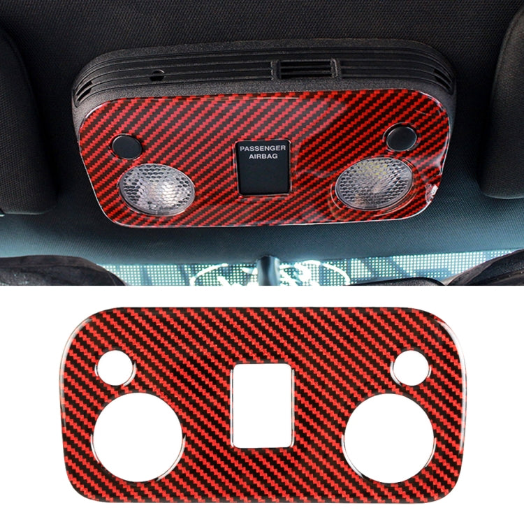 Car Carbon Fiber Roof Light Panel Decorative Sticker for Ford Mustang 2015-2020, Roof Light Roof Light