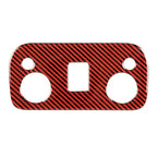 Car Carbon Fiber Roof Light Panel Decorative Sticker for Ford Mustang 2015-2020, Roof Light