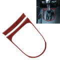 2 in 1 Car Carbon Fiber Gear Frame Decorative Sticker for Ford Mustang 2015-2020, Gear Frame Gear Frame