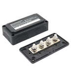 Max DC 48V 300A Heavy-Duty Module Design Bus Bar 4 M8 Terminal Studs Box Busbar for Car / RV / Boat, 300A 300A