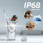 2 PCS S2 H13 / 9008 DC9-36V / 25W / 6000K / 2500LM IP68 Car LED Headlight Lamps, H13 / 9008
