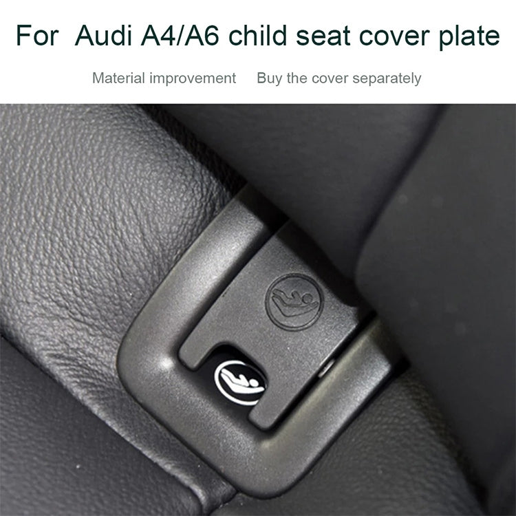 Car Rear Children Seat Isofix Cover for Audi A6 2013-2018 – Durable Build, Easy to Use, For Audi A6 2013-2018 (Black), For Audi A6 2013-2018(Grey)