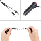 12-24V Car Cigarette Lighter Switch Plug to DC5.5x2.1mm Charger Spring Power Cable, Switch Plug