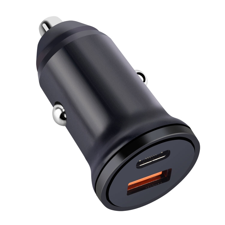 PD 20W USB-C / Type-C + QC 3.0 USB Interface Fast Charging Car Charger – Fast Charging, TPU