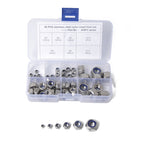 60 PCS Car 304 Stainless Steel Lock Nuts Nylon Insert Locknut Kit M3-M10, 60 PCS 60 PCS