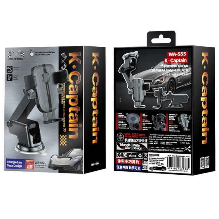 WK WA-S55 K Captain Speed Series Mechanic Car Center Console Holder, WA-S55 – Durable Build, Easy to Use