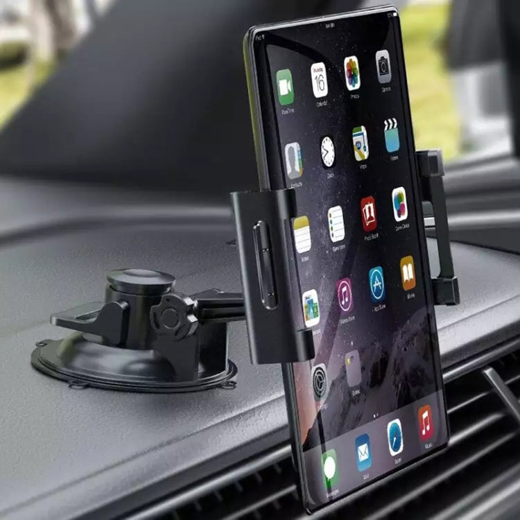 Car Dashboard Tablet Holder PVC Suction Cup Windshield Bracket + Tray, PVC Suction Cup + Tray PVC Suction Cup + Tray