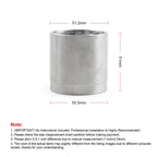 4 in 1 1.98 inch Stainless Steel Boat Trailer Hub Bearings with Protective Covers, Trailer Hub Bearings