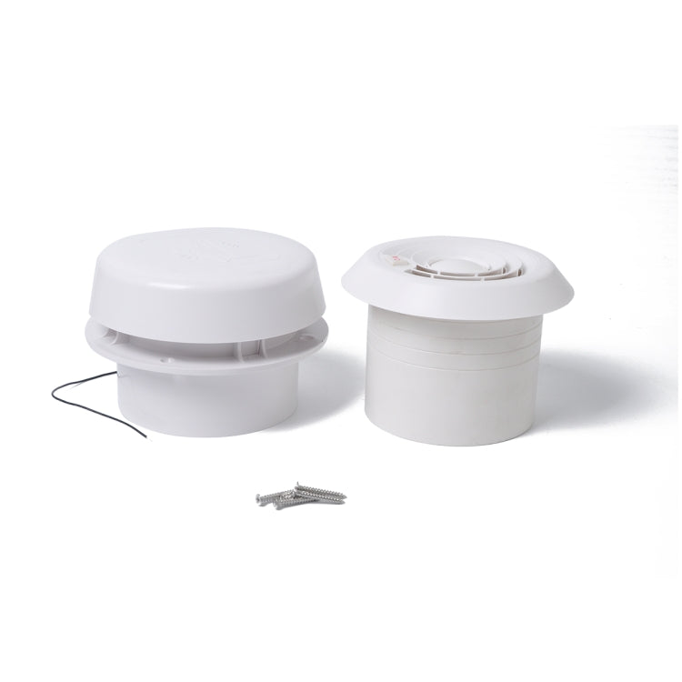 Mushroom Shape 12V White Volt RV Roof Mute Air Vent Fan Camper Travel Trailer, A0673