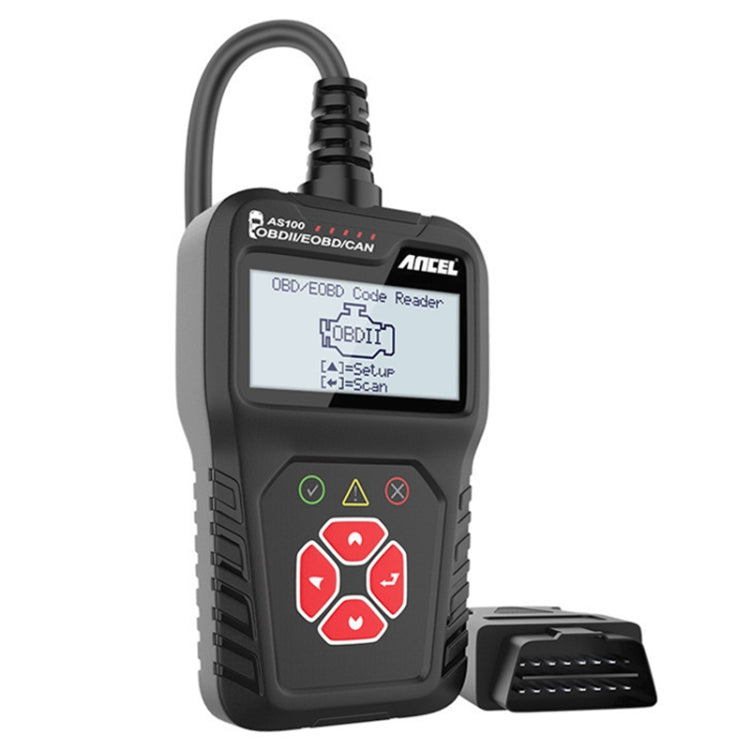 Ancel AS100 Car Fault Detector OBDII Engine Fault Light Clear, AS100 AS100