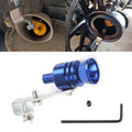 Universal Aluminum Turbo Sound Exhaust Muffler Pipe Whistle Car / Motorcycle Simulator Whistler, Size: L, Outside Diameter: 30mm, Size: L (Blue), Size: L (Red), Size: L (Silver), Size: L (Black), Size: L (Gold) Size: L (Blue) Blue