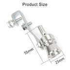 Universal Aluminum Turbo Sound Exhaust Muffler Pipe Whistle Car / Motorcycle Simulator Whistler, Size: M, Outside Diameter: 23mm, Size: M (Black), Size: M (Gold), Size: M (Blue), Size: M (Red), Size: M (Silver)