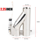 CNSPEED Y Shape 2 In 1 Car Remote Control Electric Exhaust Valve Pipe, Size: 2.25 inch, Size: 2.25 inch