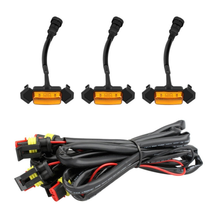 For Toyota Tacoma TRD 2016-2019 3 in 1 Car LED Front Grille Warning Lights, Daytime Running Lights & Wide Lights, 3 in 1 3 in 1