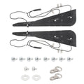 For BMW E46 M3 1998-2006 Convertible Top C-pillar Repair Kit 54317135351 Default Title