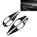 4 PCS Car Carbon Fiber Door Inner Handle Panel Decorative Sticker for Infiniti Q50 2014-2020, Left Drive, Door Inner Handle Panel (A) Door Inner Handle Panel (A)