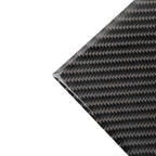 2 PCS Car Carbon Fiber Rear Water Cup Holder Panel Decorative Sticker for Infiniti Q50 / Q60 2014-2020, Rear Water Cup Holder Panel