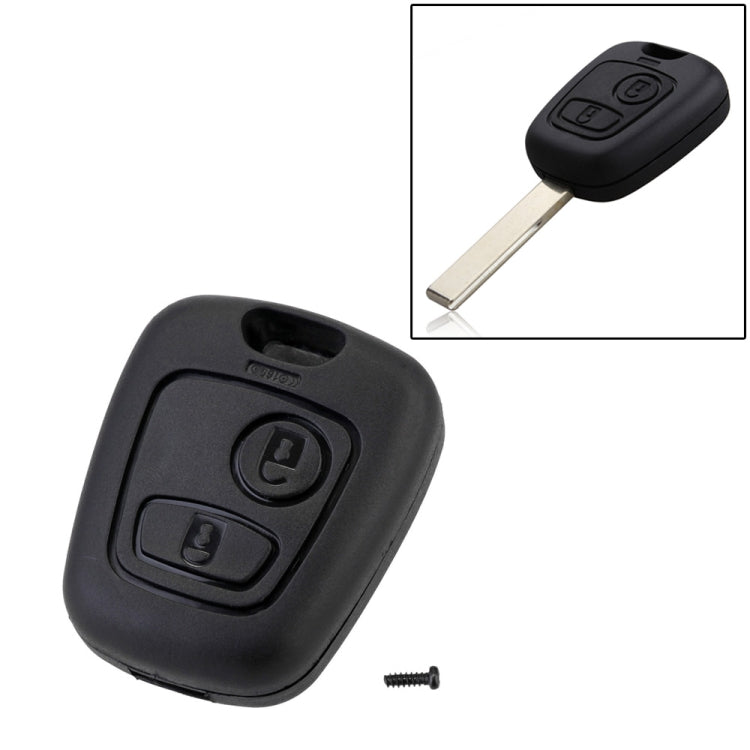 2 PCS Car 307 Mouth Remote Control Key Case Cover for PSA Peugeot Citroen, For PSA Peugeot Citroen For PSA Peugeot Citroen