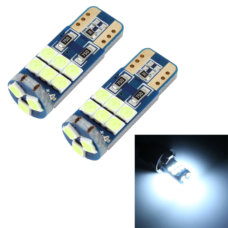 2 PCS T10 DC12 / 1W 9LEDs SMD-3030 Car Clearance Light, 9LEDs (White Light), 9LEDs (Yellow Light), 9LEDs (Ice Blue Light), 9LEDs (Blue Light), 9LEDs (Pink Light) 9LEDs (White Light) White Light
