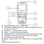 OE581 Car Mini Code Reader OBD2 Fault Detector Diagnostic Tool, OE581