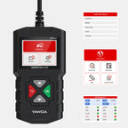 YA201 Car Mini Code Reader OBD2 Fault Detector Diagnostic Tool, YA201 YA201