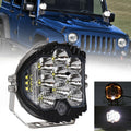 5 inch DC12V-24V 5000LM 6500K 50W Car LED Headlight for Jeep Wrangler / Harley, OL-1950 – Waterproof, Card Slot, Aluminum Alloy OL-1950