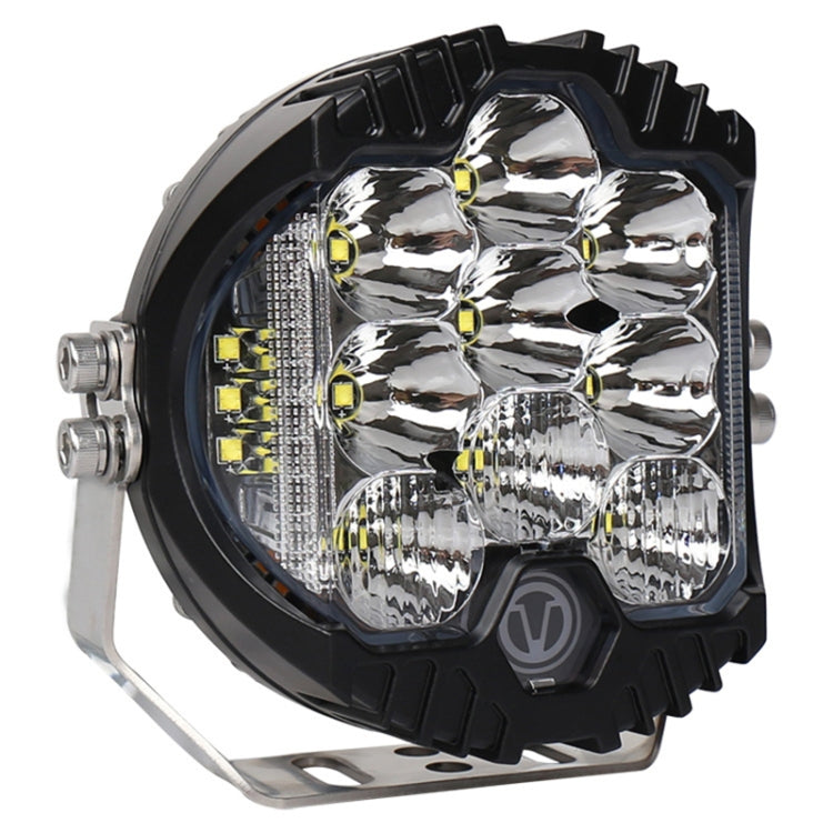 5 inch DC12V-24V 5000LM 6500K 50W Car LED Headlight for Jeep Wrangler / Harley, OL-1950 – Waterproof, Card Slot, Aluminum Alloy