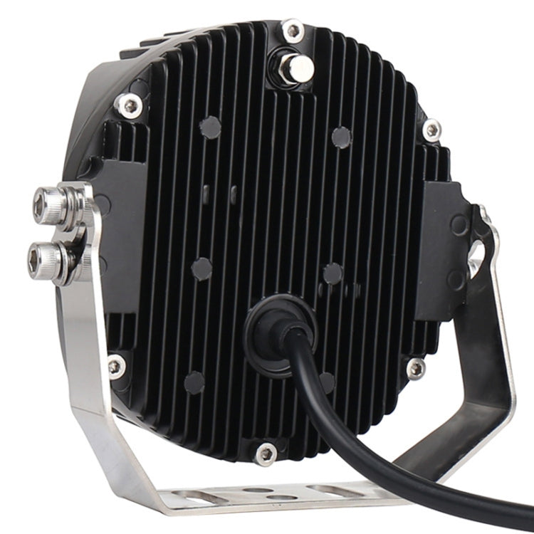 5 inch DC12V-24V 5000LM 6500K 50W Car LED Headlight for Jeep Wrangler / Harley, OL-1950 – Waterproof, Card Slot, Aluminum Alloy