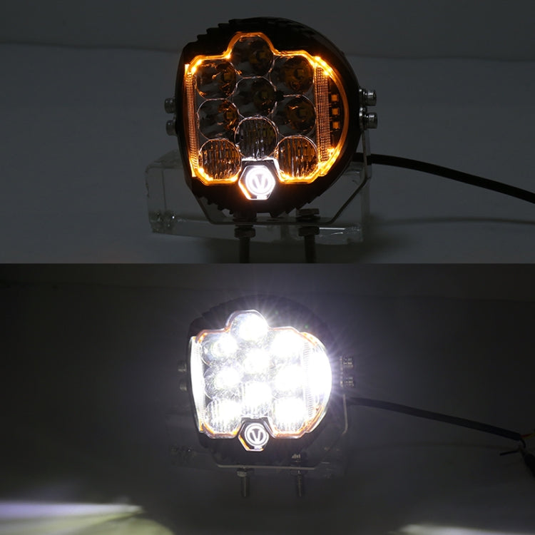 5 inch DC12V-24V 5000LM 6500K 50W Car LED Headlight for Jeep Wrangler / Harley, OL-1950 – Waterproof, Card Slot, Aluminum Alloy