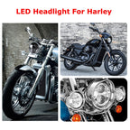 5.75 inch DC12V 6000K-6500K 40W Car LED Headlight for Harley, 5.75 inch, 40W