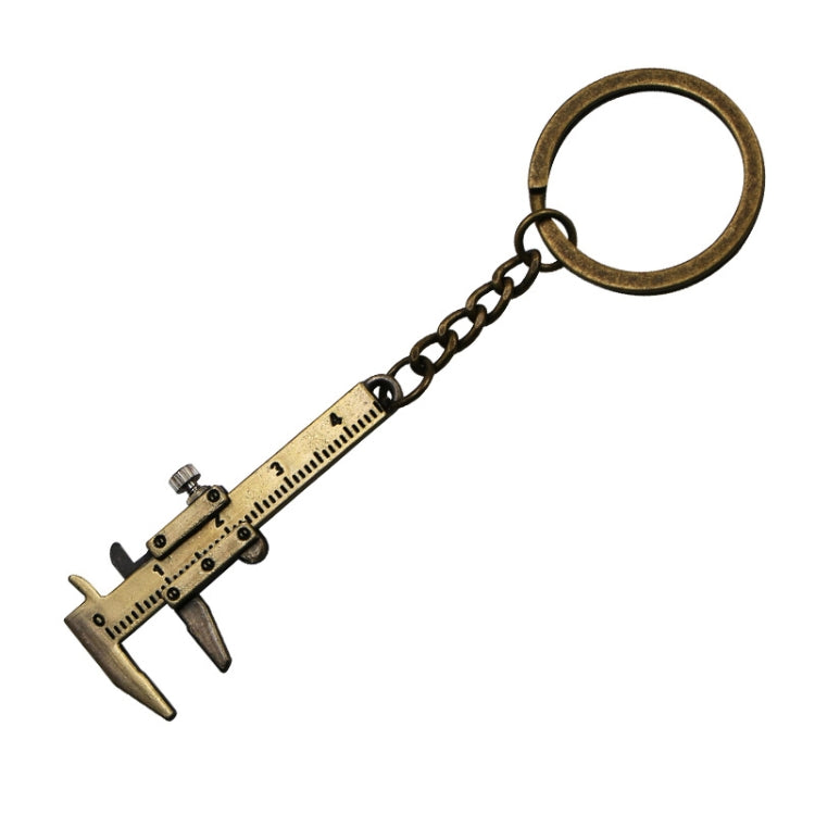 5 PCS Mini Vernier Caliper Keychain Key Rings, Vernier Shape(Bronze), Vernier Shape(Silver) – Durable Build, Easy to Use Vernier Shape(Bronze) Bronze