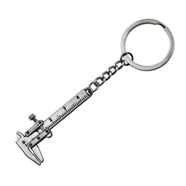5 PCS Mini Vernier Caliper Keychain Key Rings, Vernier Shape(Bronze), Vernier Shape(Silver) – Durable Build, Easy to Use Vernier Shape(Silver) Silver