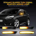 2 PCS D12V / 5W Car LED Dynamic Blinker Reversing Light Flowing Water Turn Signal Light for Ford, For Ford
