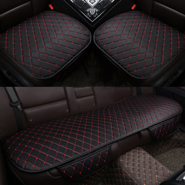 Car Seat Cushion Universal Simple Seat Cover Anti-slip Mat Auto Accessories Black Red