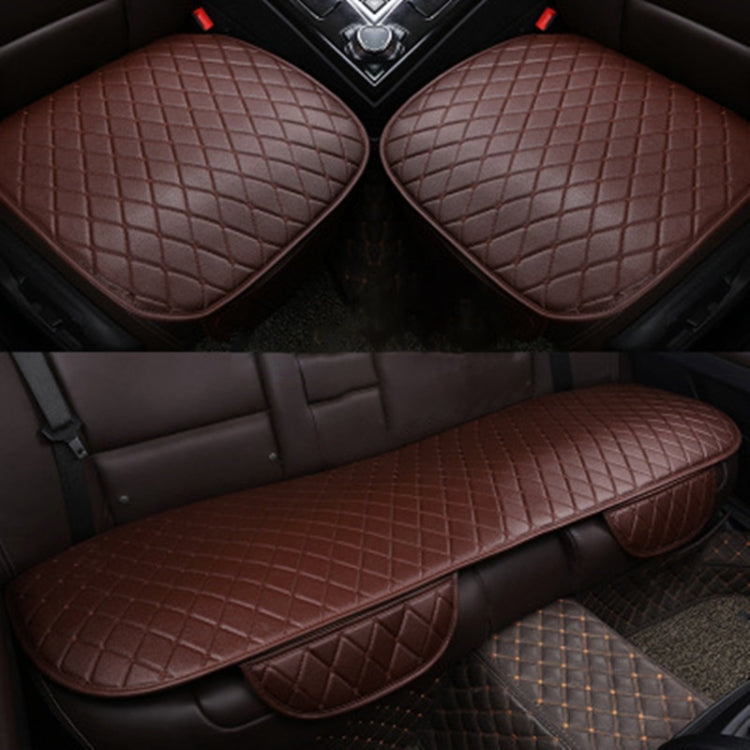 Car Seat Cushion Universal Simple Seat Cover Anti-slip Mat Auto Accessories – Durable Build, Easy to Use Coffee