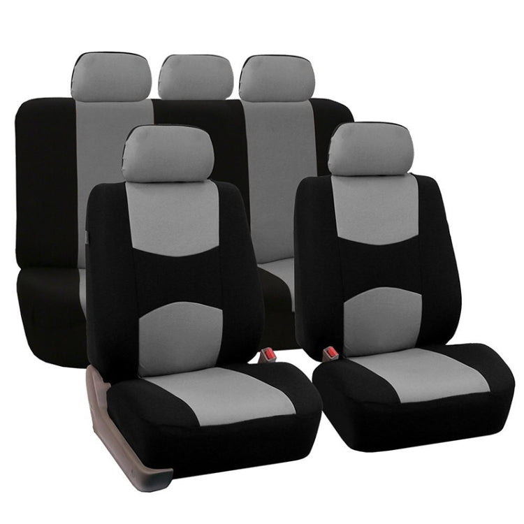 9 in 1 Universal Four Seasons Anti-Slippery Cushion Mat Set for 5 Seat Car, Style:Ordinary, Ordinary Style, Beige, Ordinary Style Ordinary Style Grey