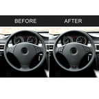 3 in 1 Car Carbon Fiber Tricolor Steering Wheel Button Decorative Sticker for BMW 3 Series E90 2005-2012, Left and Right Drive Universal, For BMW 3 Series E90 2005-2012(Tricolor)