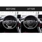 4 in 1 Car Carbon Fiber Steering Wheel Button Decorative Sticker for Lexus IS250 NX200 200t 300h, Left and Right Drive Universal, For Lexus IS250 NX200 200t 300h