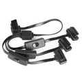 16PIN Car Ultra-thin OBD Diagnostic Extended Cable OBD2 Cable with Switch, 16PIN 3 in 1 16PIN 3 in 1