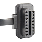 16PIN Car Ultra-thin OBD Diagnostic Extended Cable OBD2 Cable with Switch, 16PIN 3 in 1