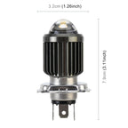 H4 DC12-80V / 10W / 6000K / 3000K / 800LM Bicolor Motorcycle Headlights with Projector Lens, H4 – Durable Build, Easy to Use