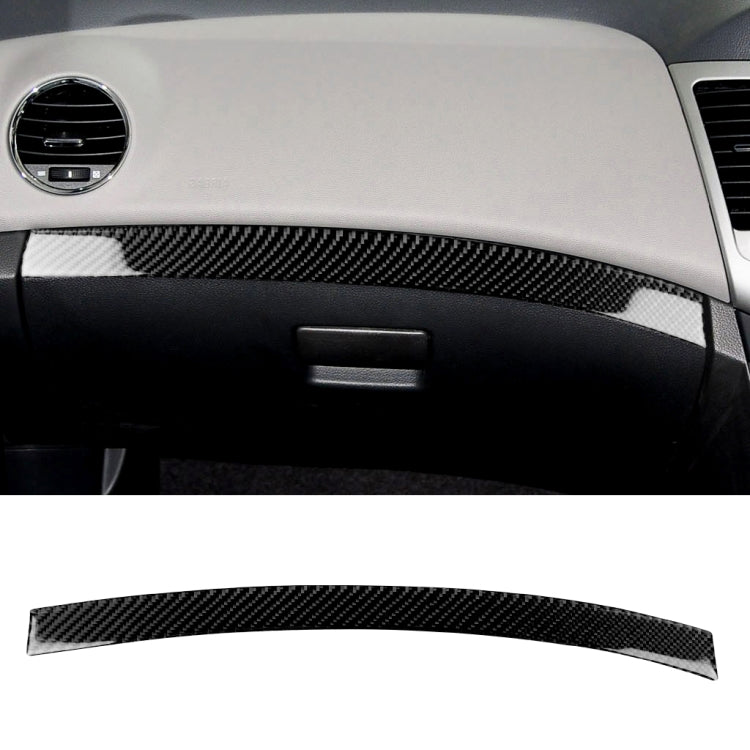 Car Carbon Fiber Dashboard Decorative Stripe for Chevrolet Cruze 2009-2015, Right Drive, Dashboard (RH) Dashboard (RH)