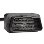 16PIN Male OBD Cable Opening Line OBD 2 Extension Cable for Car Diagnostic Scanner, Cable Length: 100cm, 100cm