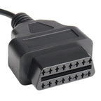 Car OBD 2 Female to USB Connector OBD Plug GPS Cable, Cable Length: 1m, Female to USB