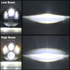 7 inch Round LED Motorcycle Headlight Modified Spotlight for Honda, For Honda, For Honda Silver