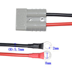 50A SMH Anderson Plug to O Shape Terminal Booster Cable, Length: 1m, Length: 1m
