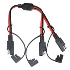 SAE One to Two Connection Extension Cable Car Power Cord, SAE One to Two SAE One to Two