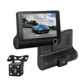 3 in 1 4 inch 170 Degree Wide Angle Night Vision HD 1080P Video Car DVR, Support Motion Detection / G-Sensor, 4 inch 4 inch