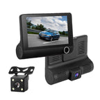 3 in 1 4 inch 170 Degree Wide Angle Night Vision HD 1080P Video Car DVR, Support Motion Detection / G-Sensor, 4 inch 4 inch